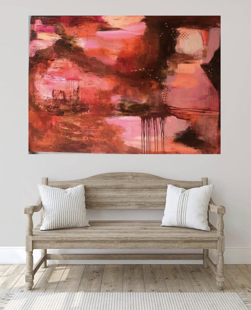 rødlige 100x140